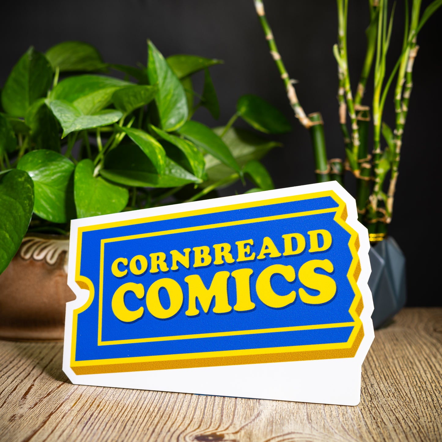 PVC Sign: Cornbreadd Comics