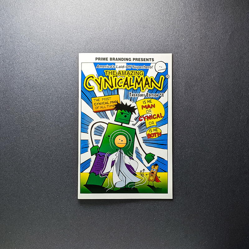 Book: The Amazing Cynical Man Treasury Edition #1 (Green Hulk Homage)