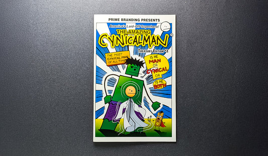 Book: The Amazing Cynical Man Treasury Edition #1 (Green Hulk Homage)
