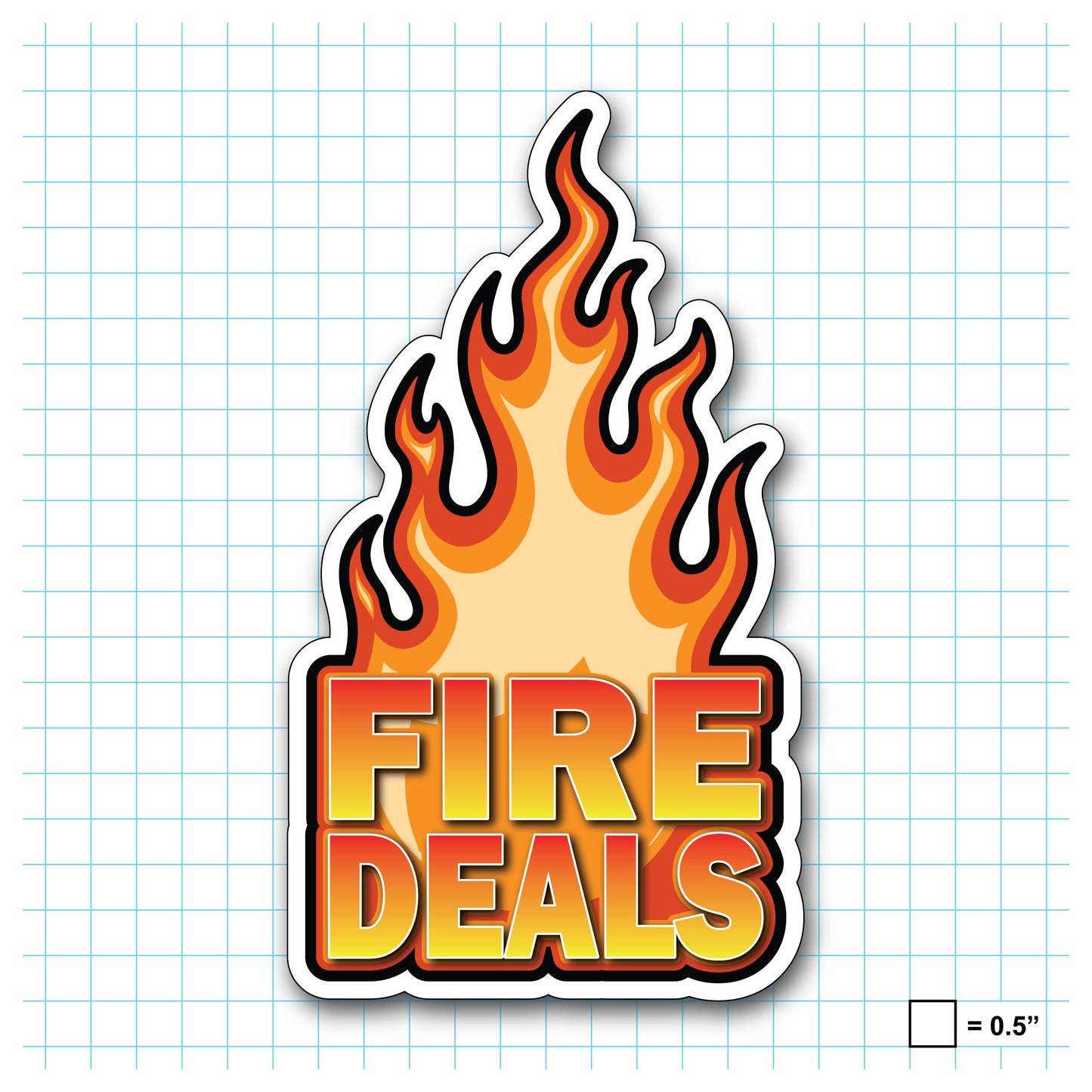 PVC Sign: Fire Deals