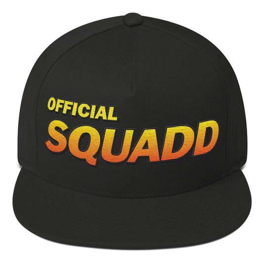 1 - SQUADD 5 Panel Flat Bill Cap