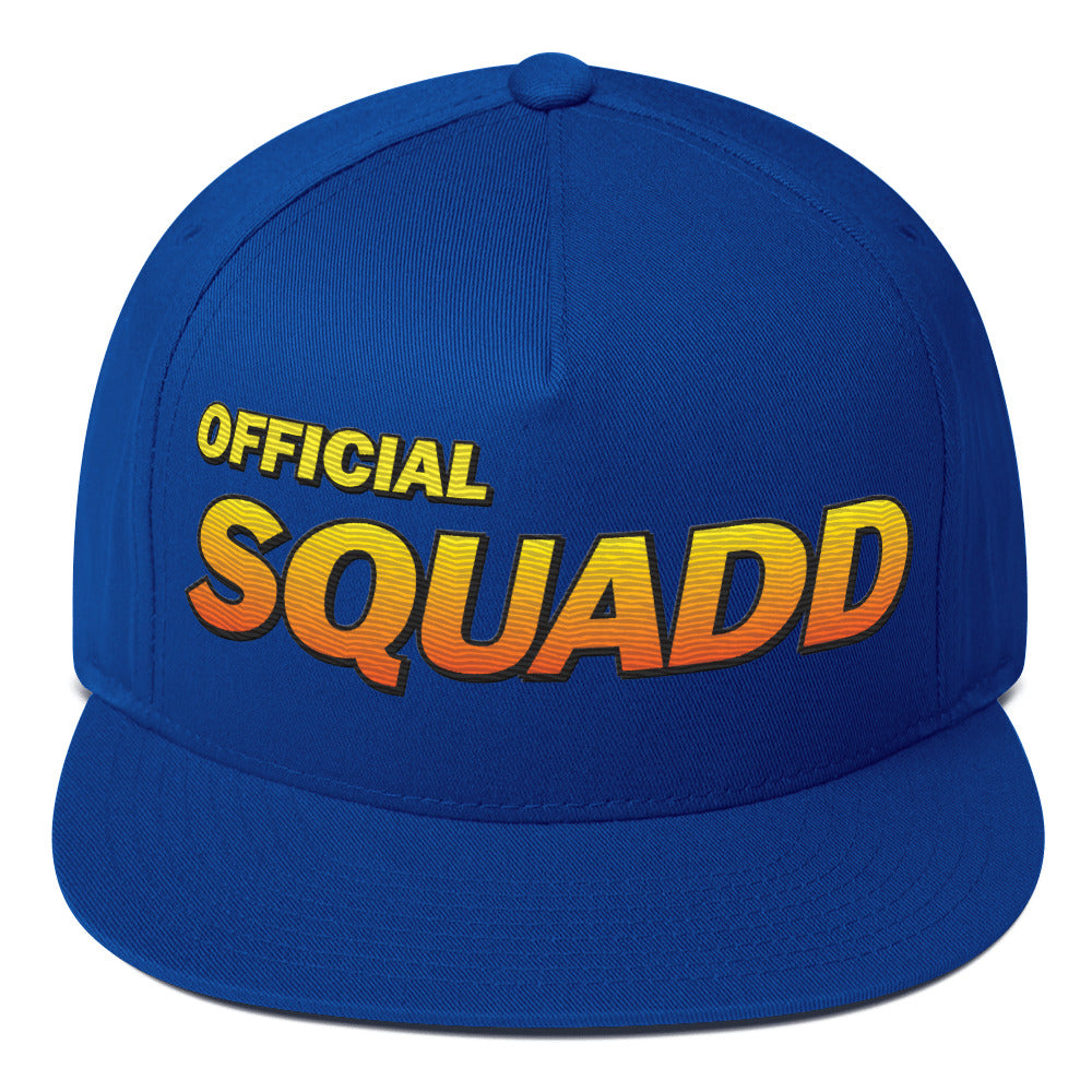 1 - SQUADD 5 Panel Flat Bill Cap