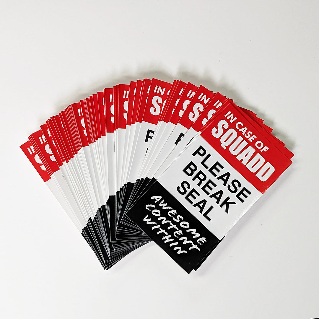 50 Stickers: In Case of Squadd