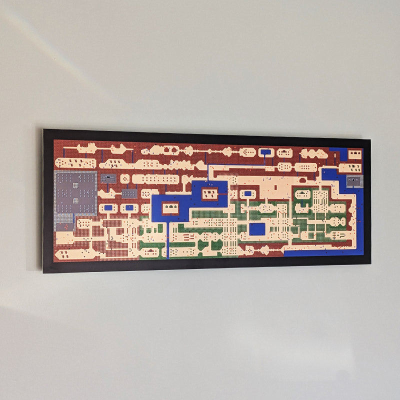 Sign: LOZ NES Map