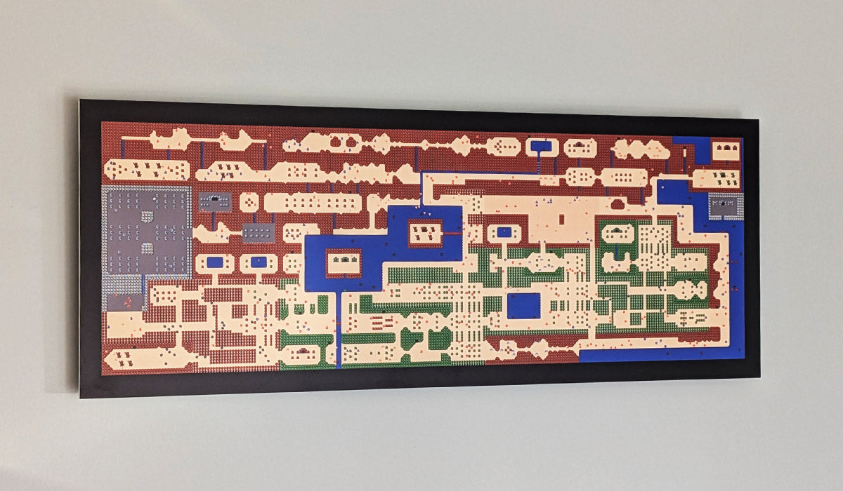 Sign: LOZ NES Map