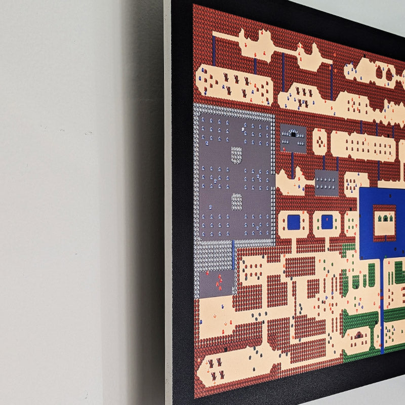 Sign: LOZ NES Map